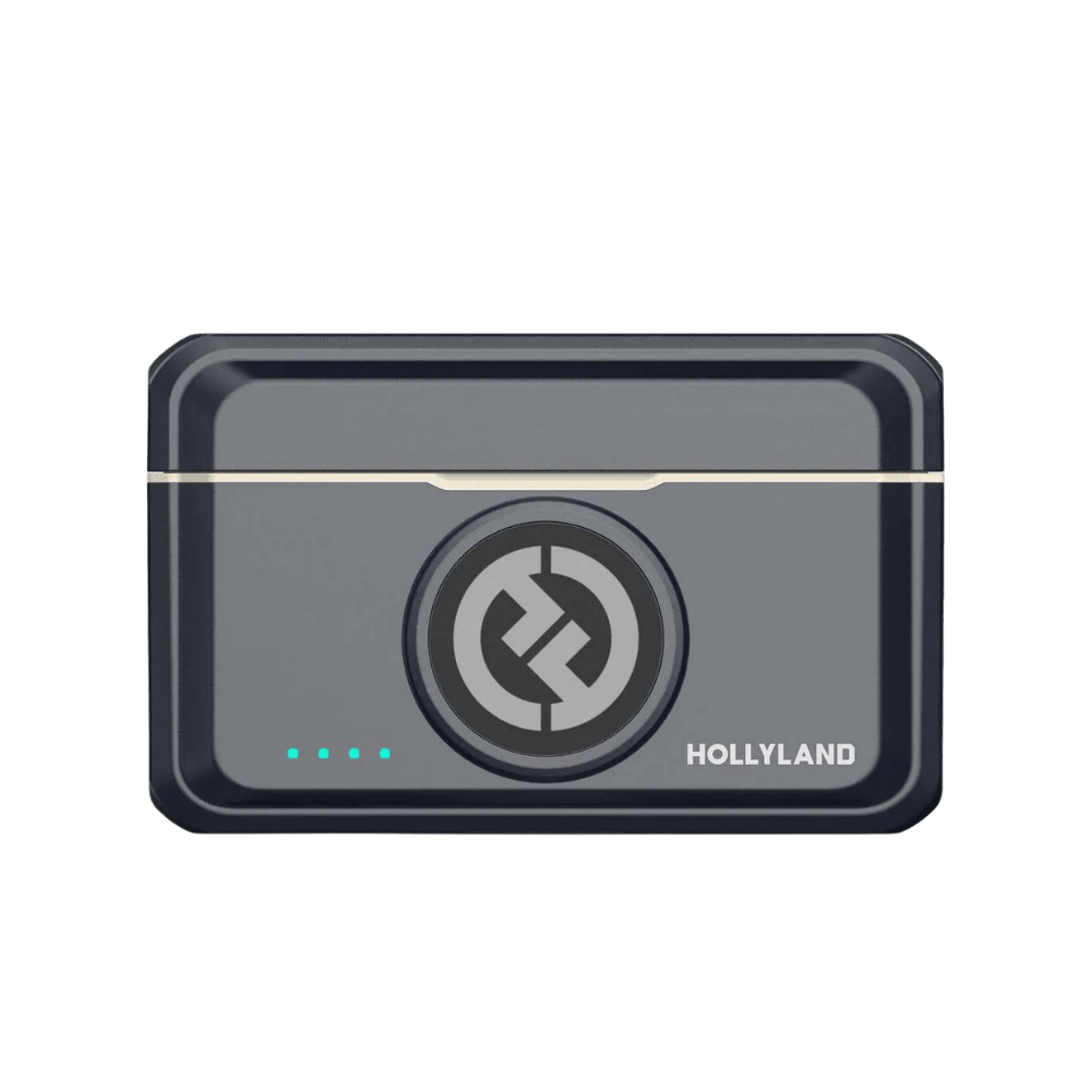 MICROFONO INALAMBRICO HOLLYLAND LARK M2 DUO CANCELACION DE RUIDO, LARGO ALCANCE, NEGRO (NT50)2