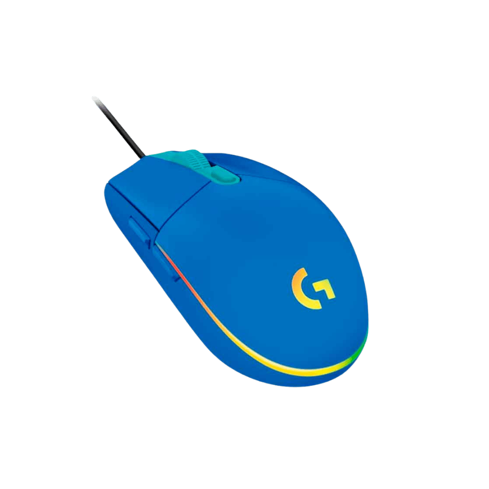 MOUSE LOGITECH G203 LIGHTSYNC OPTICAL 8000 DPI RGB AZUL (910-005795) (NT8)3