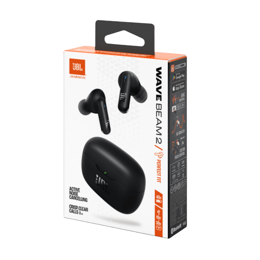 AUDIFONOS JBL WAVE BEAM 2 INALAMBRICO CON CANCELACIÓN DE RUIDO, NEGRO (NT50)4