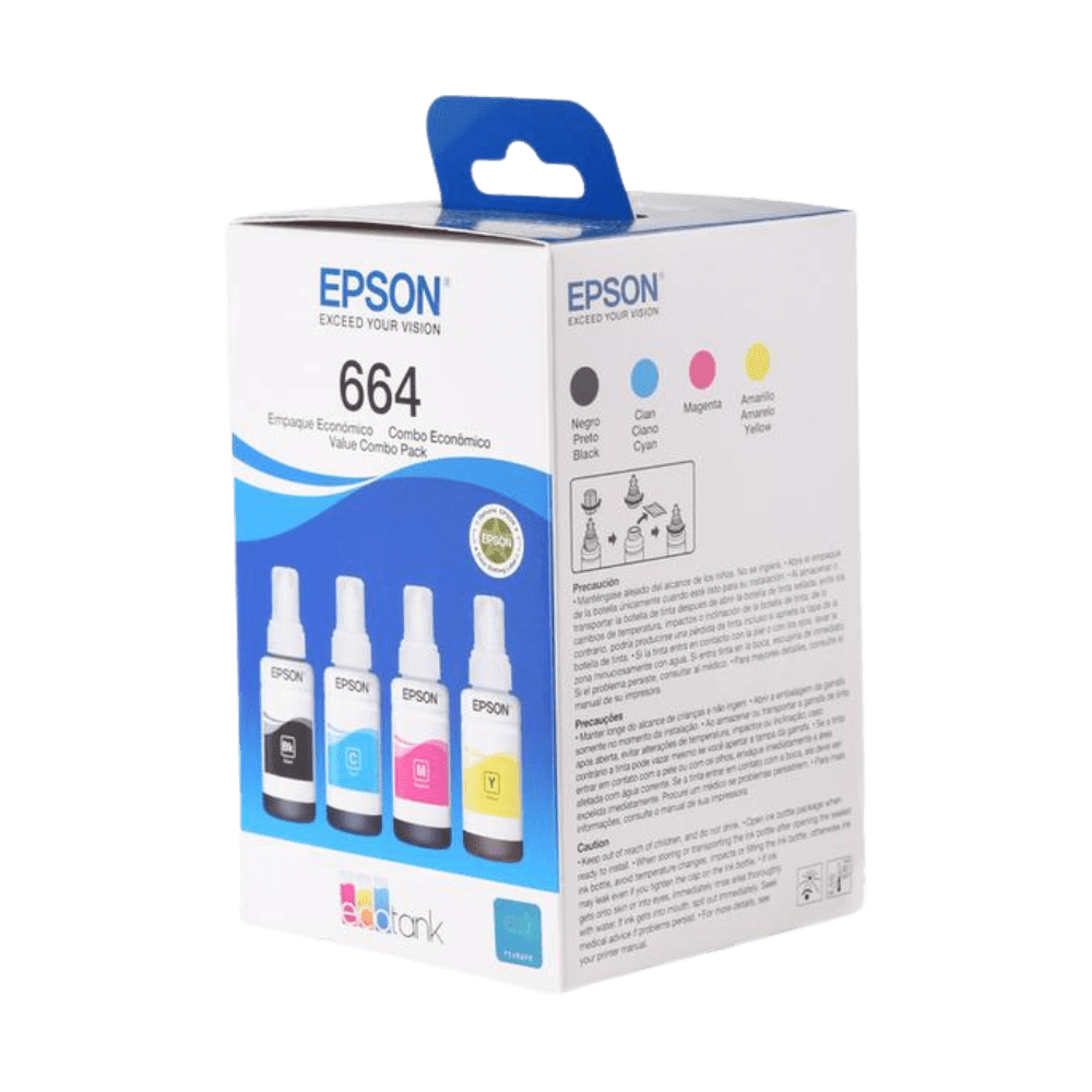 KIT DE TINTAS X 4 COLORES EPSON T664 (NT17)2