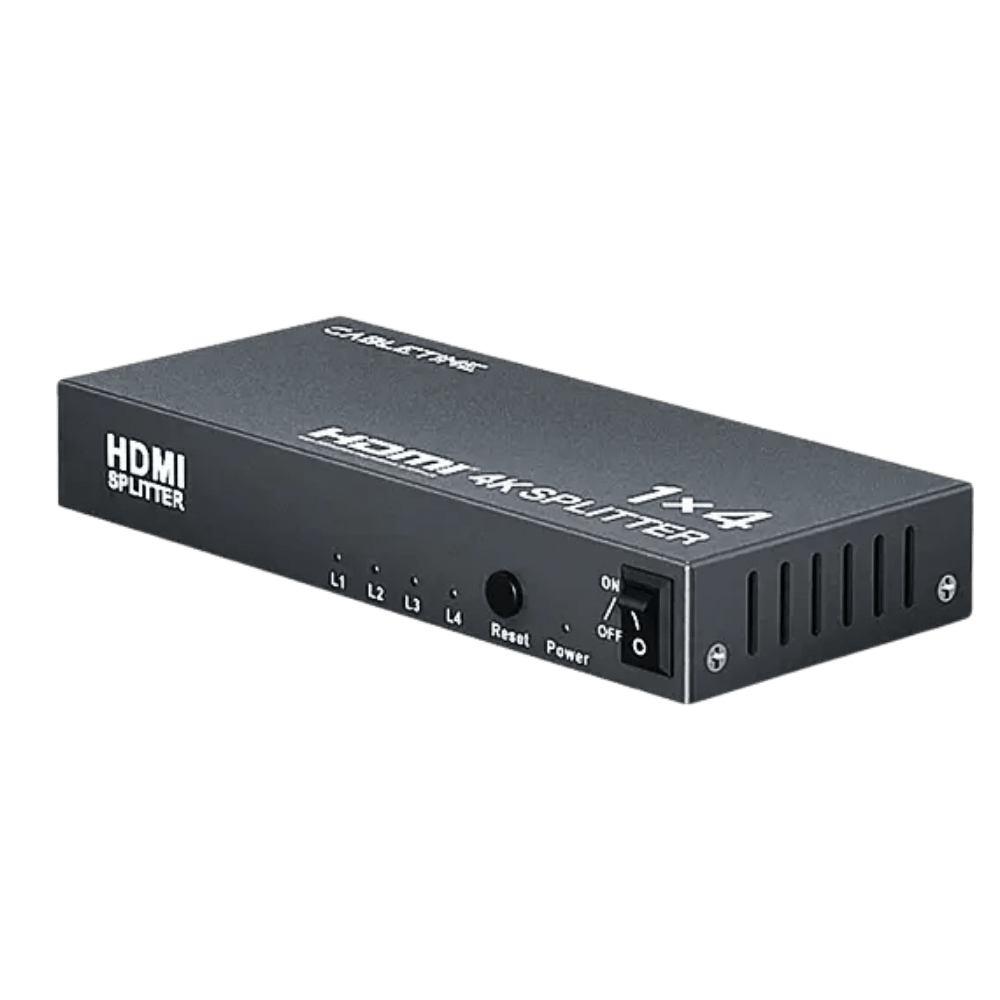 SPLITTER DE VIDEO HDMI CABLETIME 4K 30HZ DE 4 PUERTOS (CP38G) 0