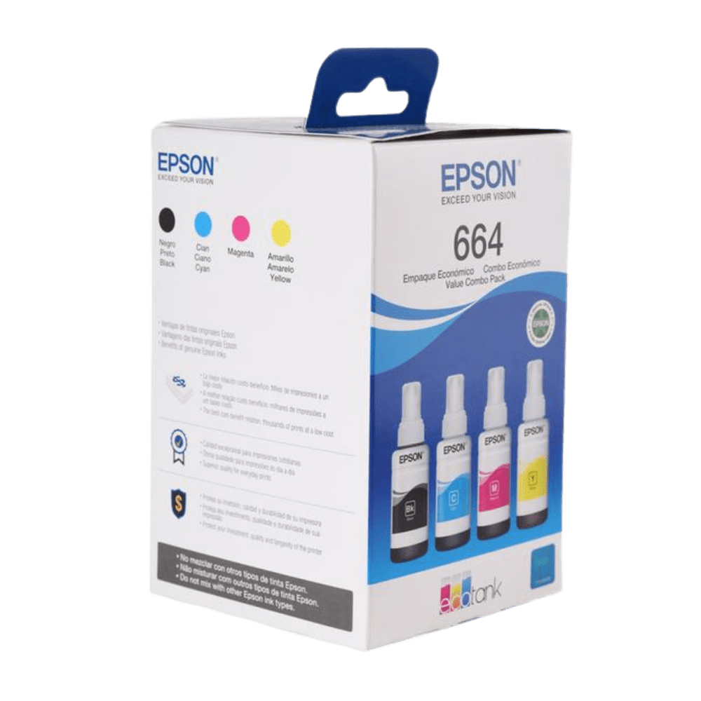 KIT DE TINTAS X 4 COLORES EPSON T664 (NT17)3