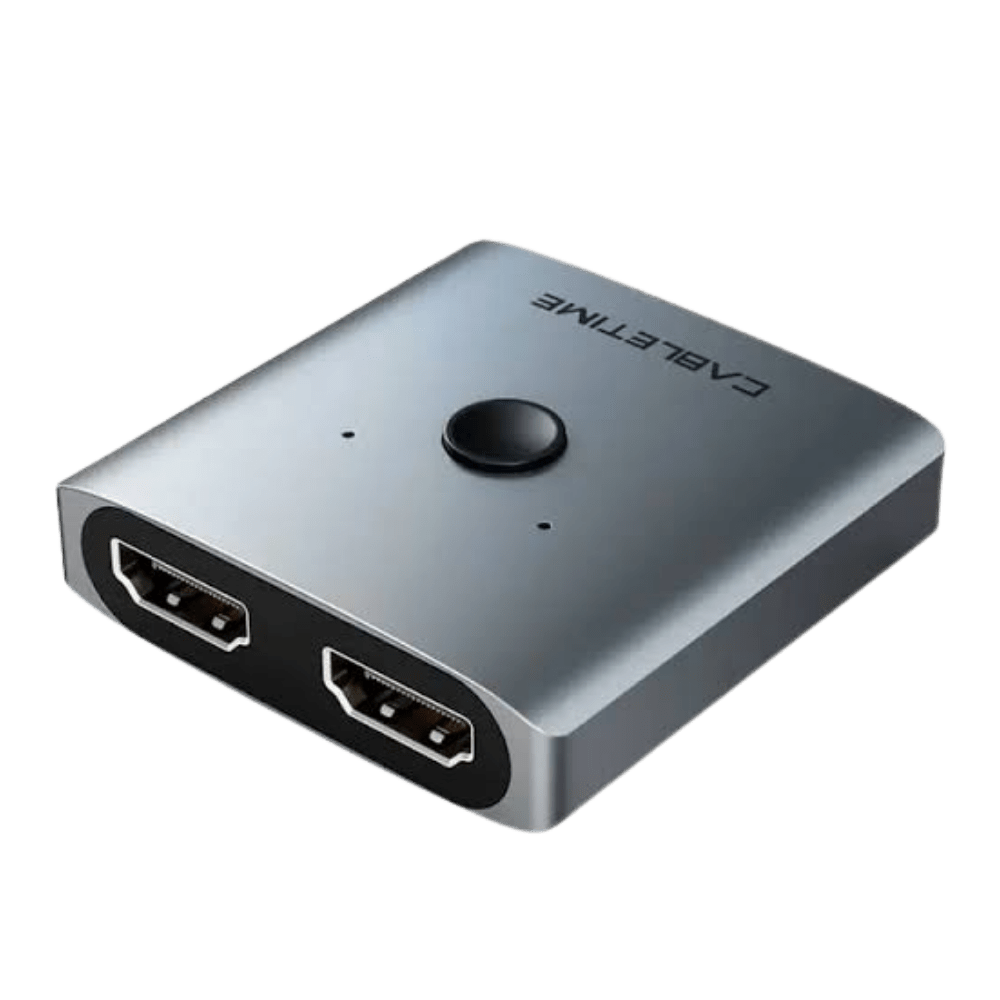 SWITCH HDMI CABLETIME 4K 60HZ DE 2 PUERTOS (CP30G) 0