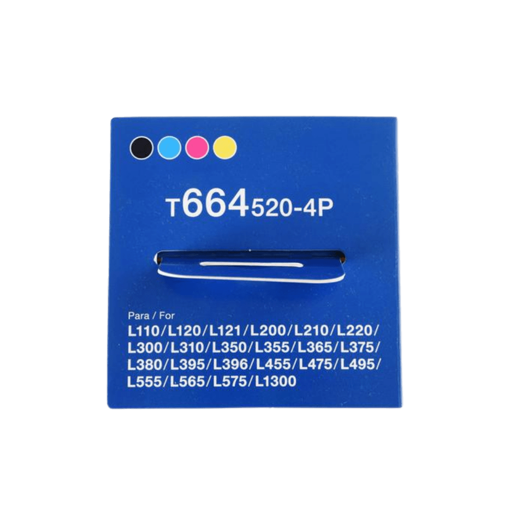 KIT DE TINTAS X 4 COLORES EPSON T664 (NT17)4