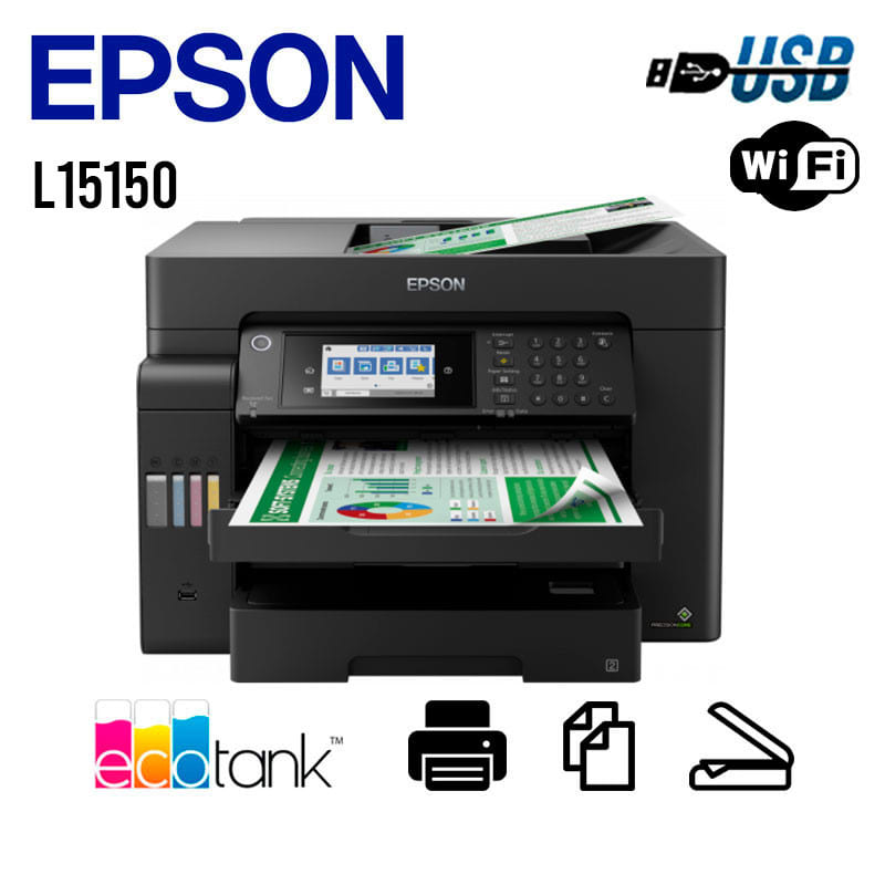 IMPRESORA EPSON ECOTANK L15150 (C11CH72303) (NT3)3