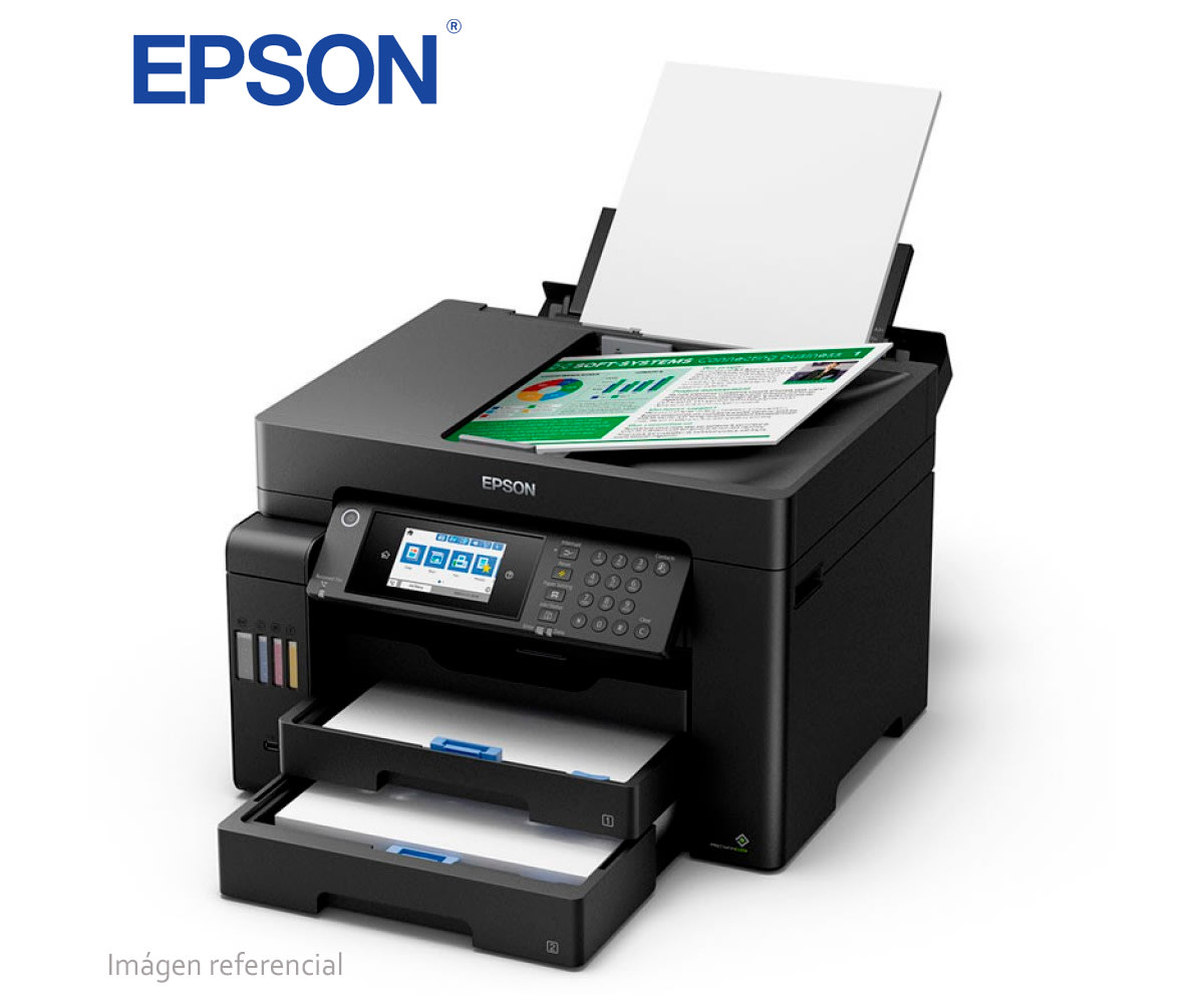 IMPRESORA DE INYECCION DE TINTA MULTIFUNCIONAL EPSON L15150 ECOTANK (C11CH72301) (NT3)2
