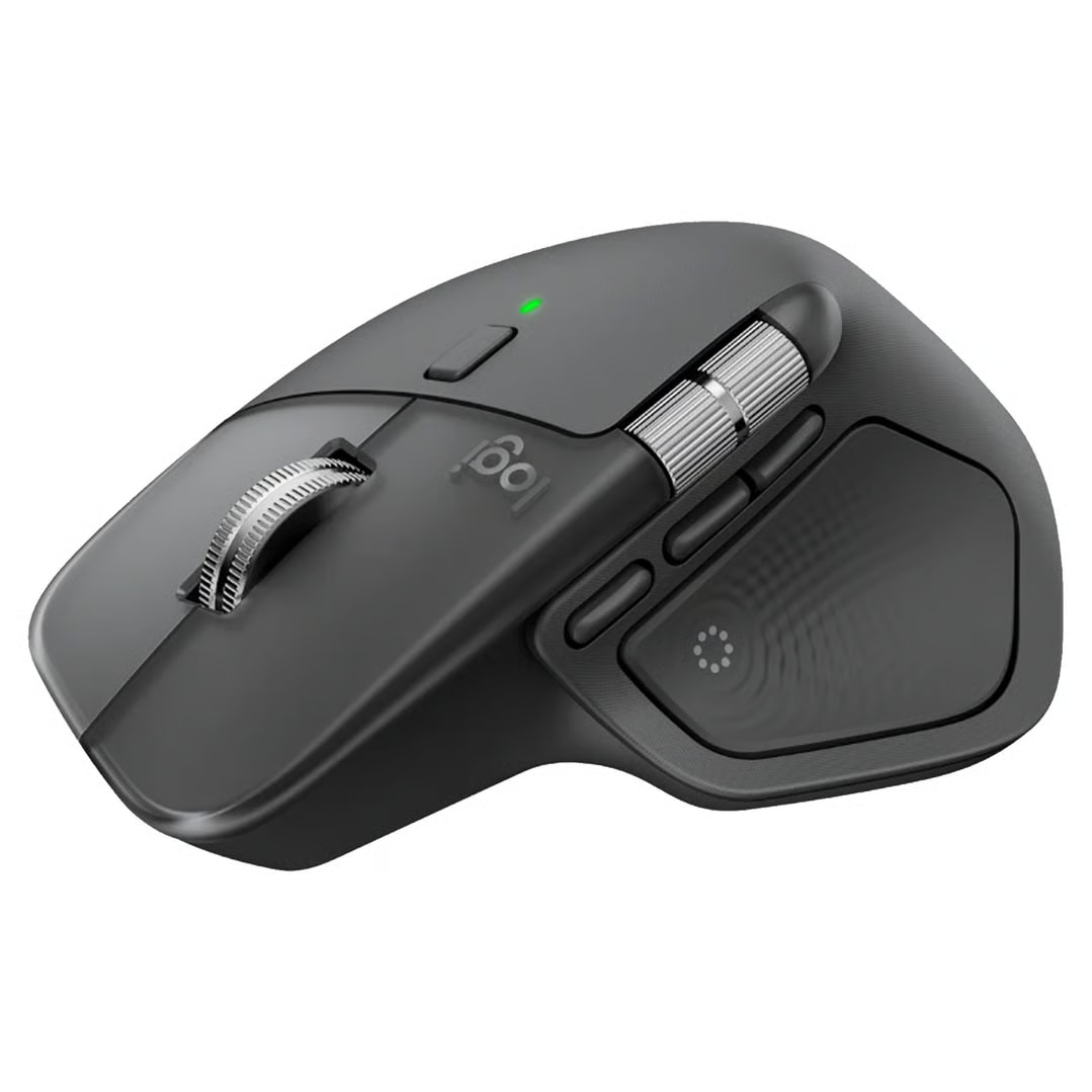 MOUSE LOGITECH MX MASTER 4 WIRELESS CON USB-C/BT/8K DPI GRAPHITE (910-007565) (NT4)2