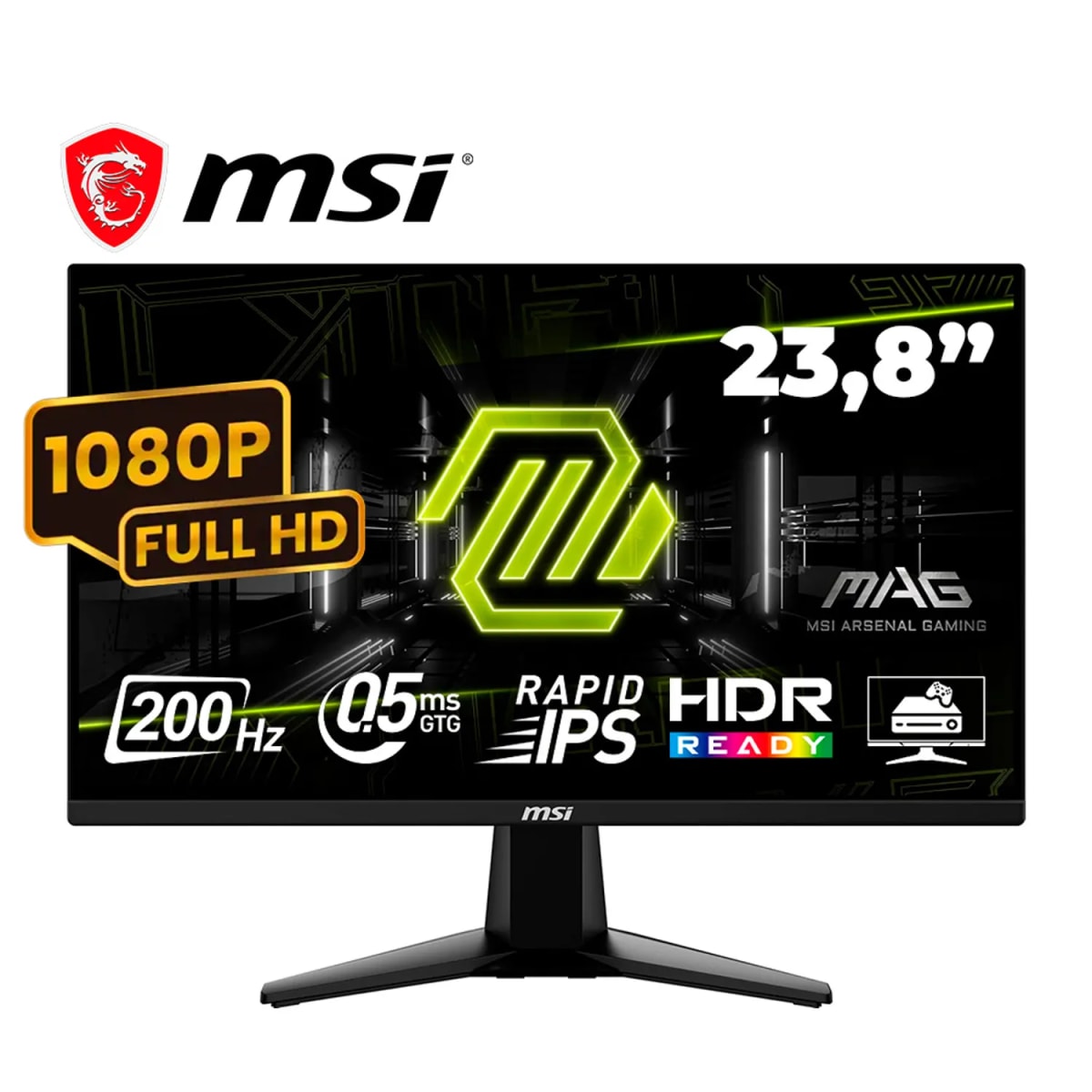 MONITOR MSI MAG 244F PLANO 23.8 FHD (1920 x 1080), HDMI / DP (MAG 244F) NT4 0