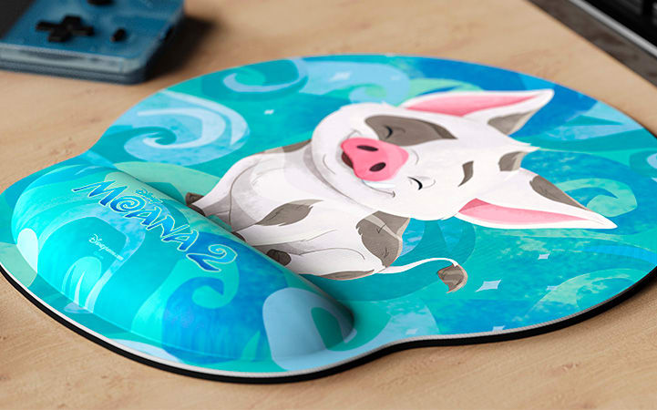 KIT MOUSE INALAMBRICO Y MOUSEPAD XTECH EDICION MOANA (XTM-DKT4MO) NT33