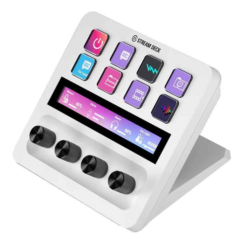 STREAM DECK EL GATO TECLAS PERSONALIZABLES WHITE EDITION (10GBD9911) (NT18)2