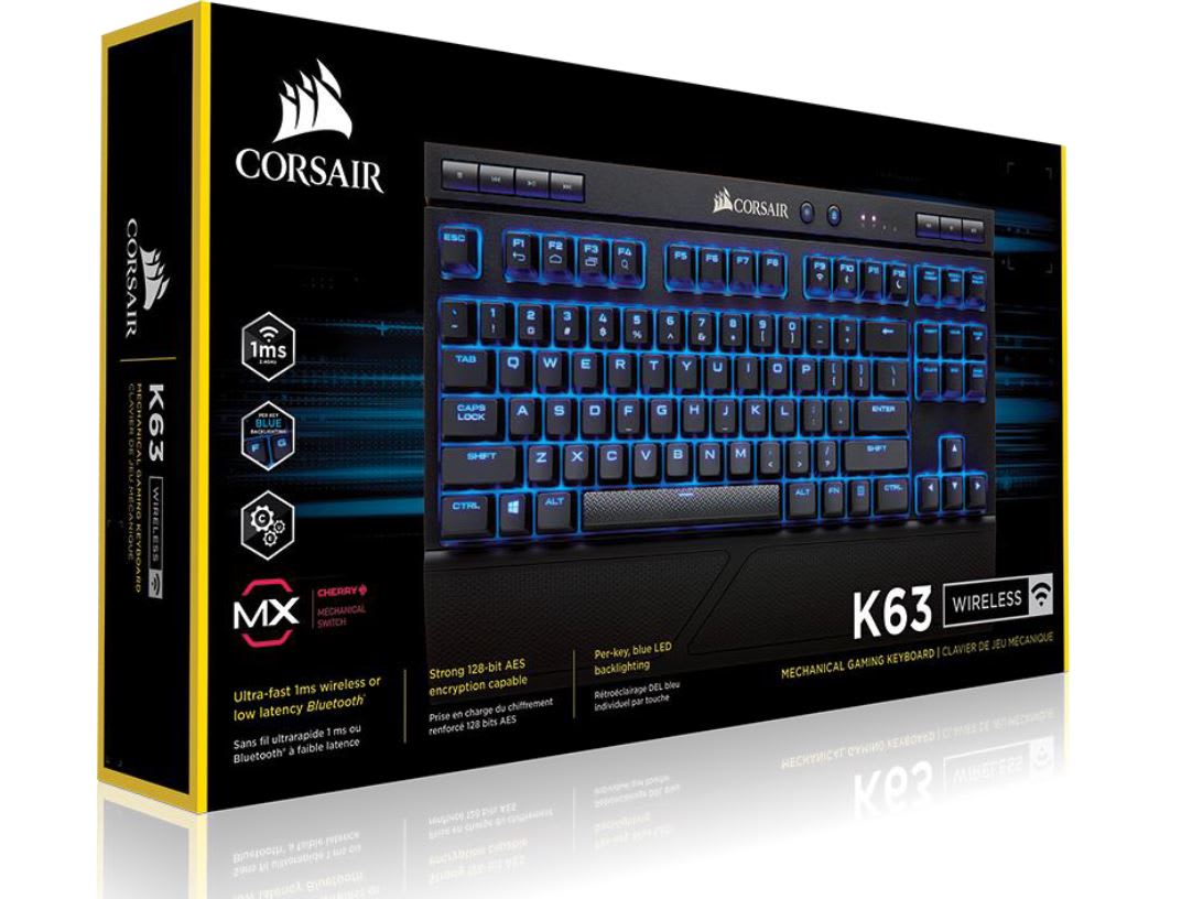 TECLADO MECANICO CORSAIR K63 WIRELESS MX RED (CH-9145030-NA) INGLES6