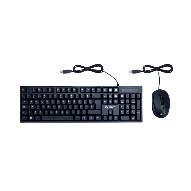 KIT TECLADO + MOUSE TEROS TE-5015S, NEGRO (TE-5015S)2