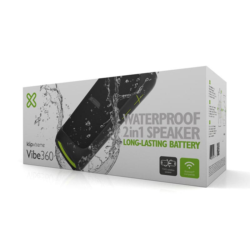 PARLANTE 2 EN 1 KLIPXTREME VIBE 360 BLUETOOTH (KBS-800)8