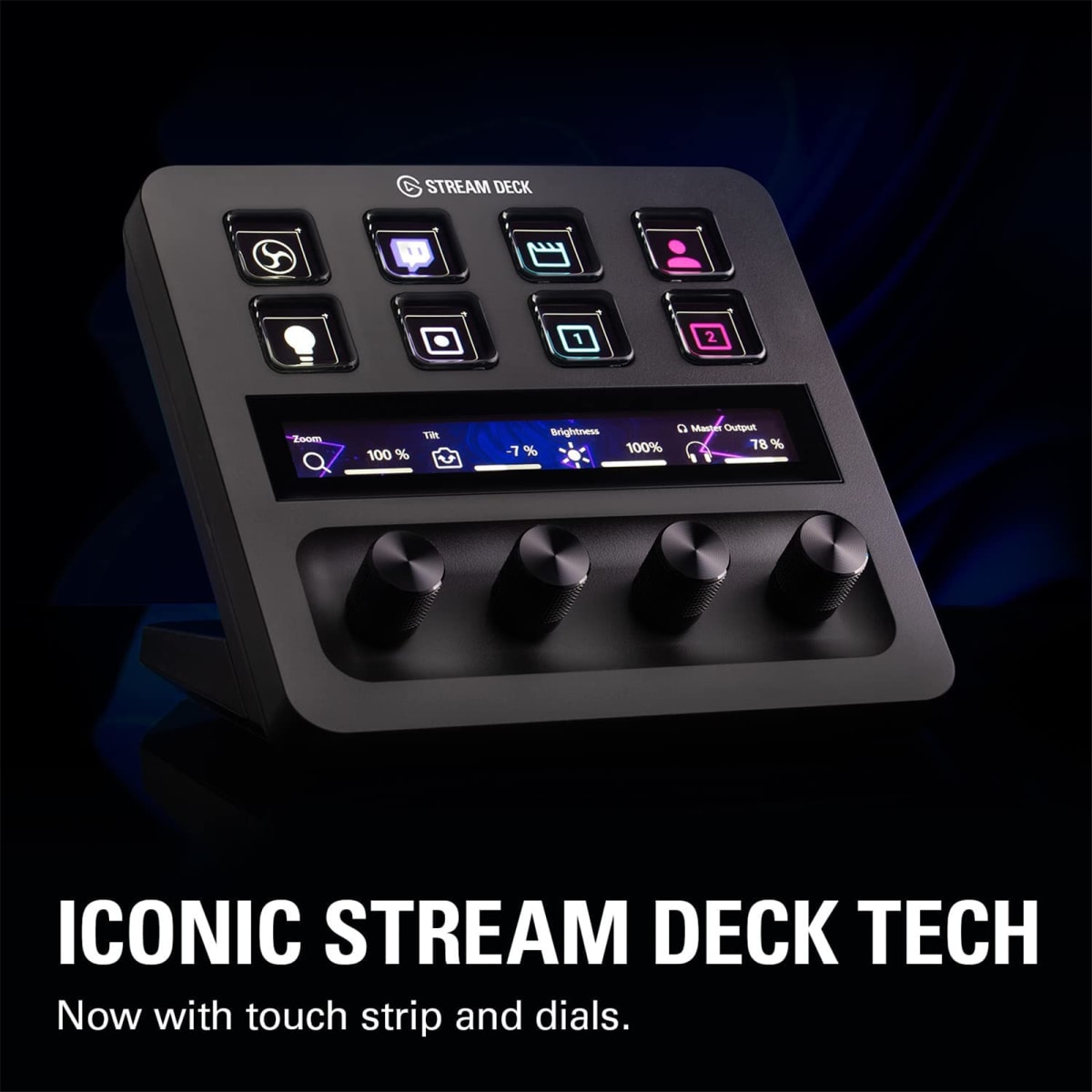 STREAM DECK+ EL GATO TECLAS LCD PANEL TACTIL (10GBD9901) (NT18)8