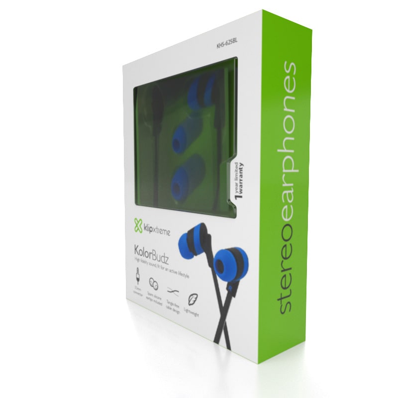 AUDIFONOS KLIP XTREME KOLORBUDZ (KHS-625BL) AZU2