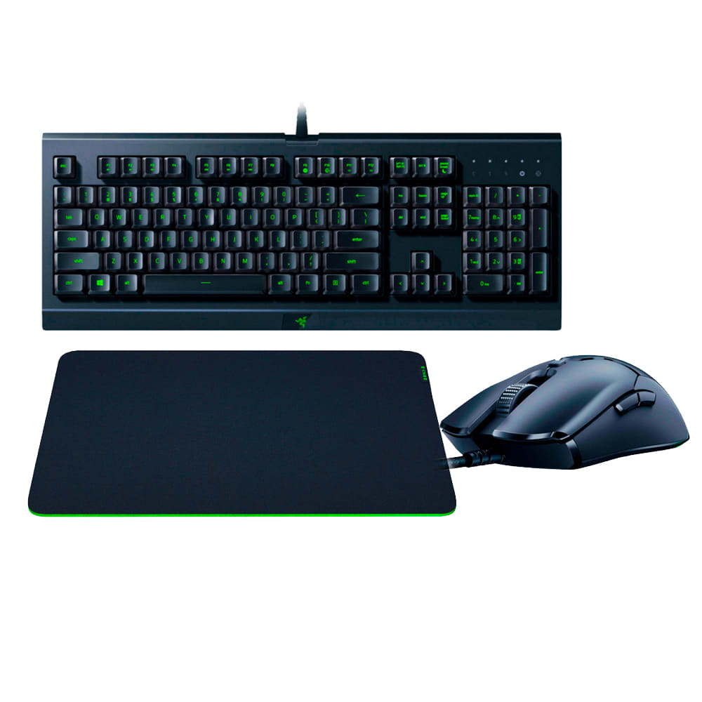 BUNDLE RAZER LEVELUP TECLADO CYNOSA LITE + MOUSEPAD GIGANTUS V2 + MOUSE VIPER MINI (RZ85-02741400-B311)2