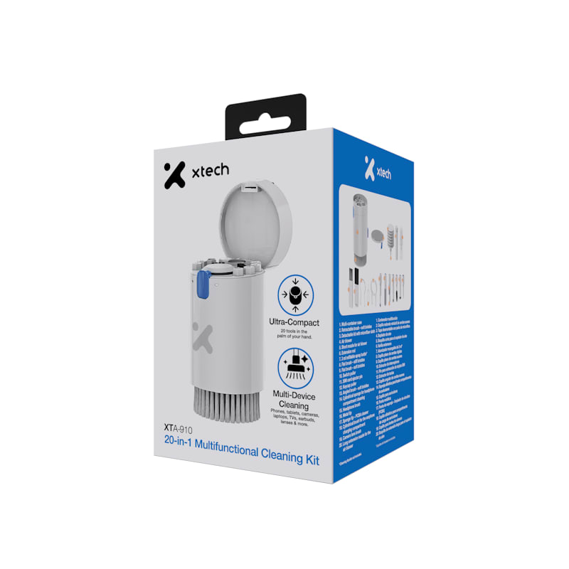 KIT DE LIMPIEZA XTECH 20 EN 1 MULTIFUNCIONAL CLEANING KIT (XTA-910) 0