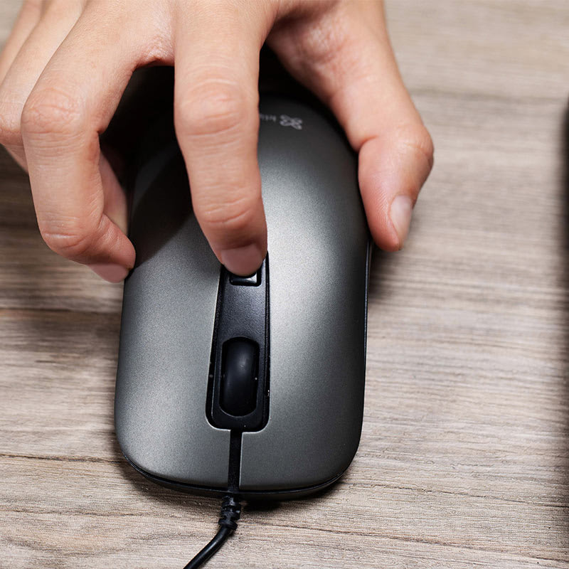 MOUSE WIRED USB GRAY 1600DPI SHADOW (KMO-111)4
