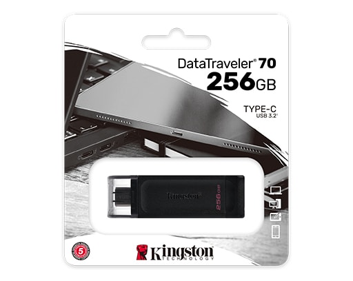 MEMORIA USB KINGSTON DATATRAVELER70 256GB (DT70/256GB) 2