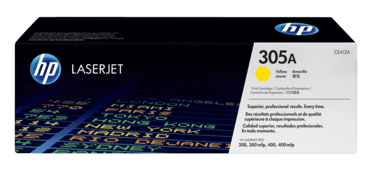 TONER HP 305A LASERJET PRO 400 AMARILLO (CE412A) (NT18) 0