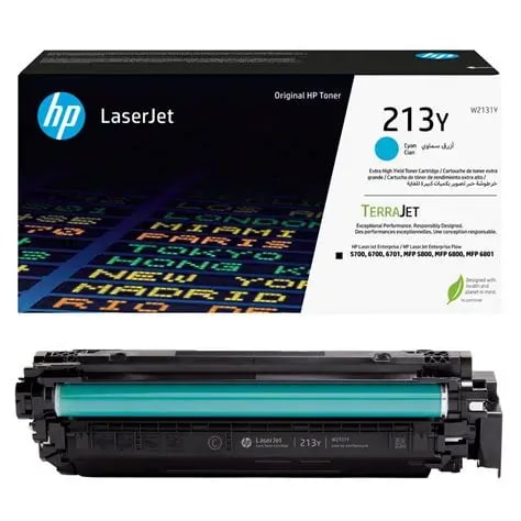 TONER HP 213Y LASERJET 5800 ENT. CYAN (W2131Y) (NT18)2