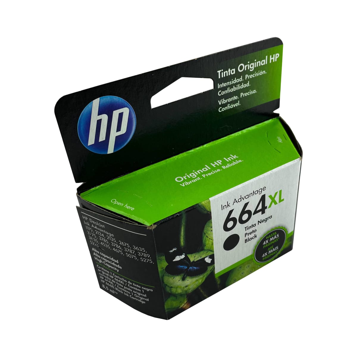CARTUCHO DE TINTA HP (664XL) NEGRO 480 PGS (F6V31AL) (NT18)3