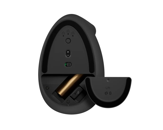 MOUSE LOGITECH LIFT VERTICAL ERGONOMIC WIRELESS GRAPHITE (910-006466) (NT8)5