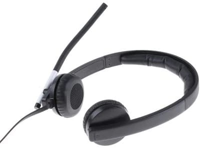 AURICULAR LOGITECH H650E STEREO CON MICROFONO BLACK USB (981-000518) (NT8)3
