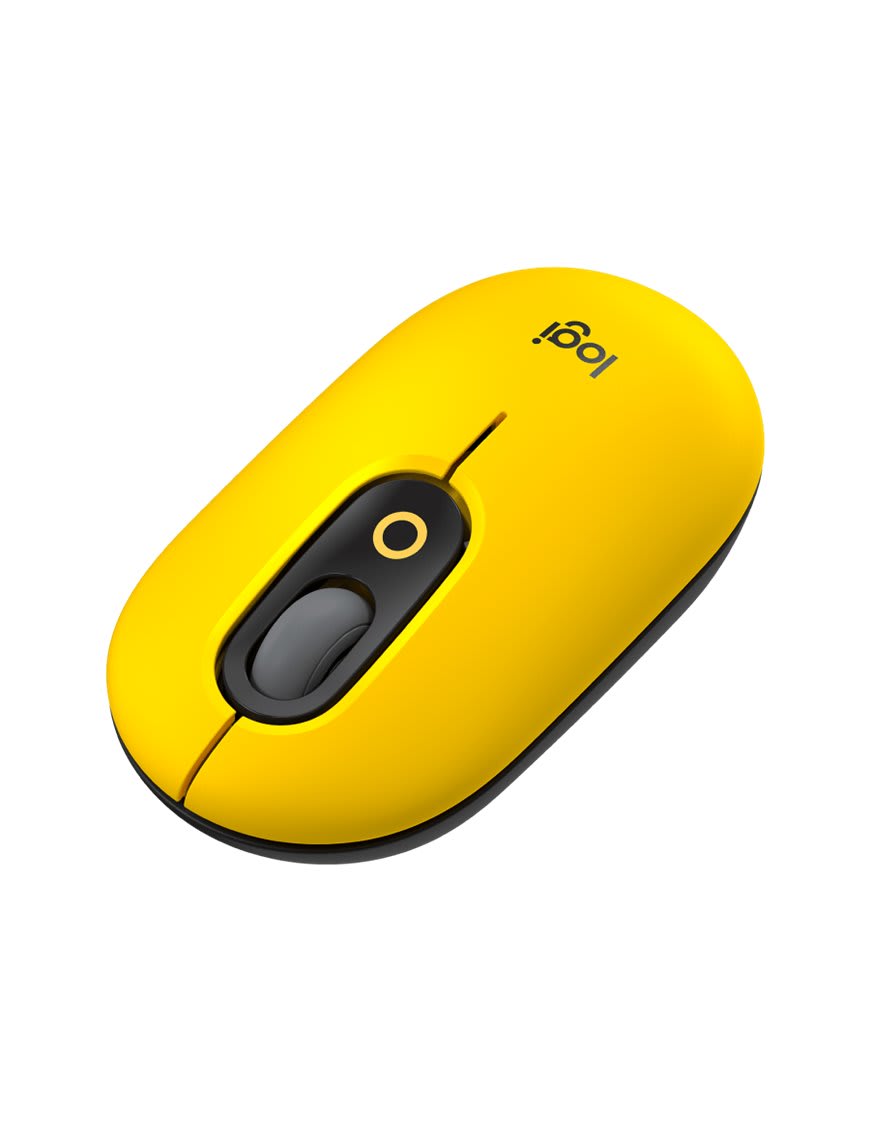 MOUSE LOGITECH POP BLUETOOTH NEGRO/AMARILLO (910-006543) (NT8)2