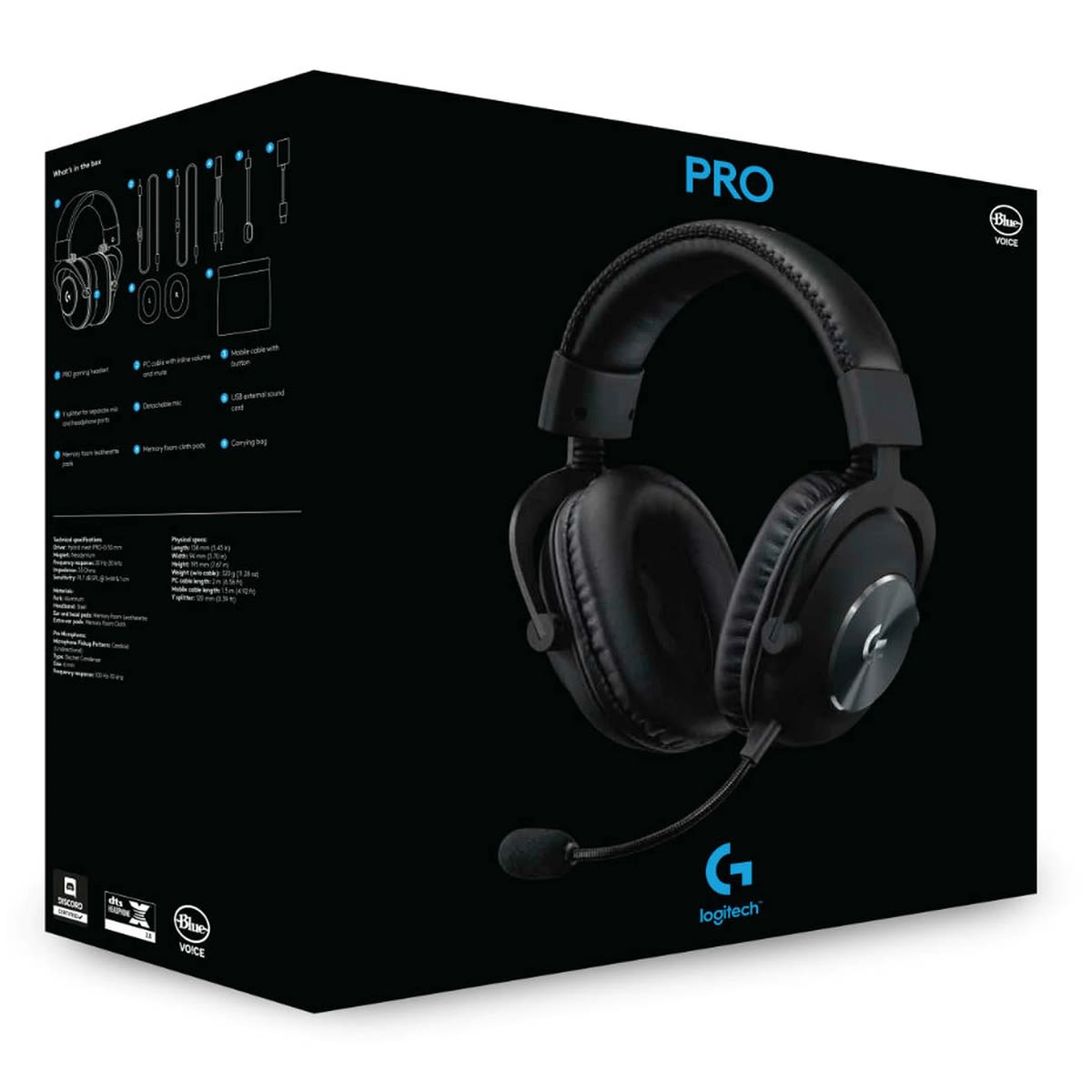 AURICULAR LOGITECH PRO X WIRELESS LIGHTSPEED (981-000906) (NT8)2