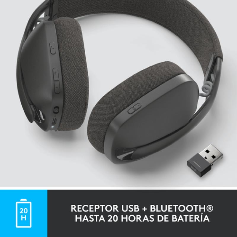 AURICULAR LOGITECH ZONE VIBE 100 BT NEGRO (981-001214) (NT8)3