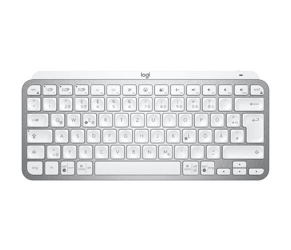 TECLADO LOGITECH MX KEYS MINI MULTI-DEVICE BT ILUMINADO PALE GREY S (920-010477) (NT8) 2
