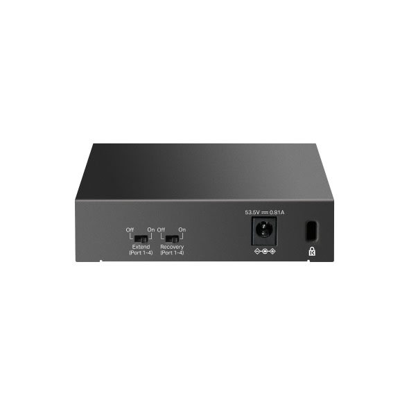 SWITCH TP-LINK 5 PUERTOS 10/100 MBPS CON 4 PUERTOS PoE (LS105LP)2
