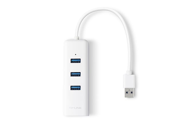ADAPTADOR TPLINK UE330 USB CON HUB DE 3 PUERTOS USB 3.0 Y ADAPTADOR ETHERNET GIGABIT (0101502039)3
