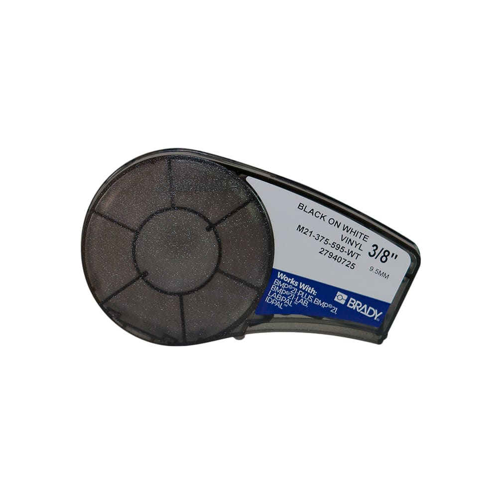 CARTUCHO DE ETIQUETA ADHESIVA PARA BMP21-PLUS 9.5MMx6.4MTS BLANCO (M21-375-595-WT) (NT1) 1