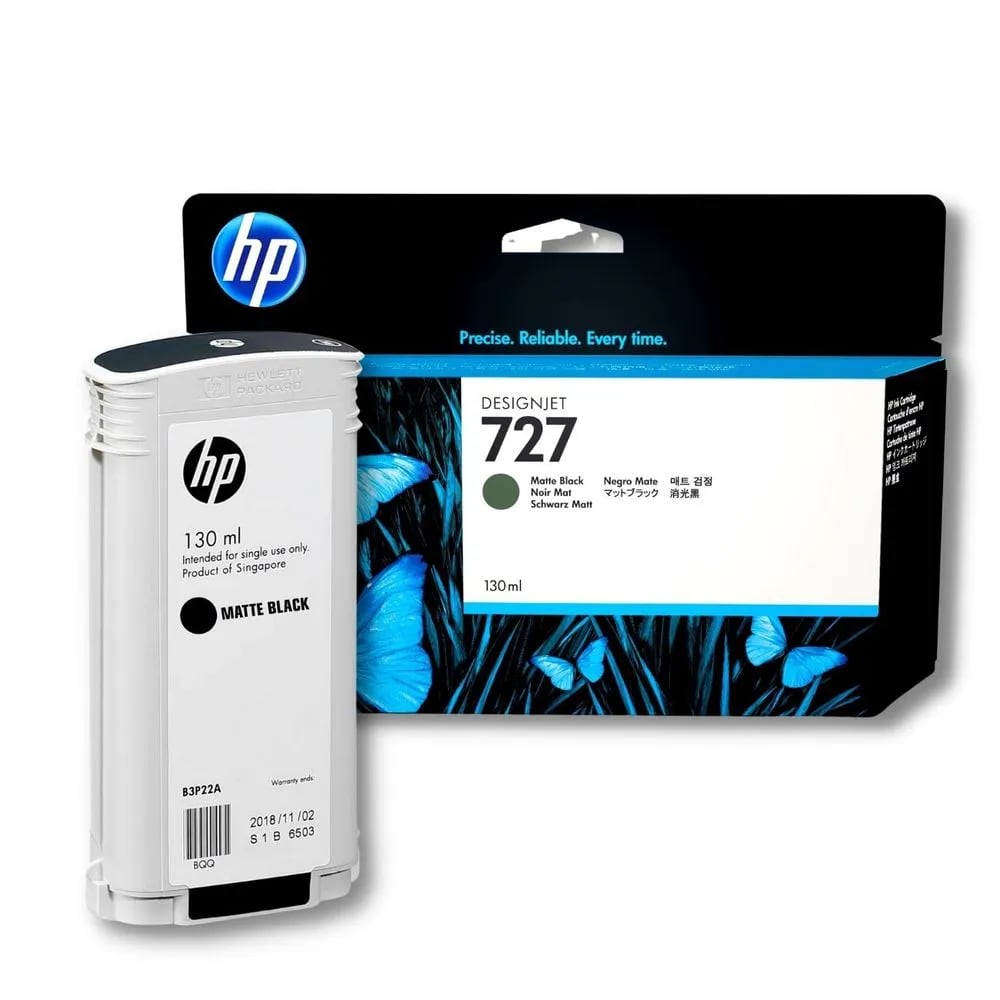 CARTUCHO DE TINTA HP 727A NEGRO MATE 130ML (B3P22A) (NT18)2
