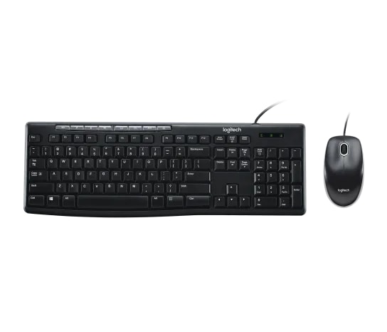 KIT TECLADO + MOUSE LOGITECH MK200 MEDIA CORDED (920-002716) 0