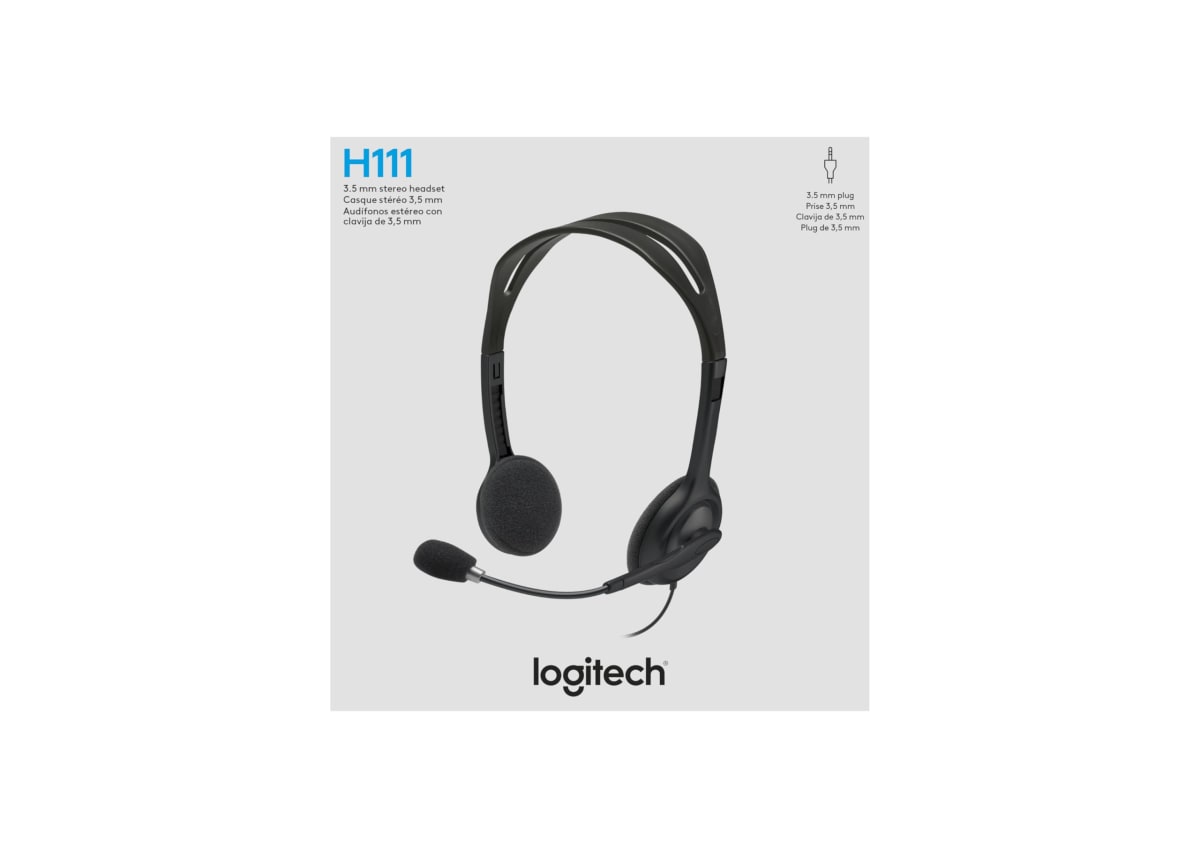 AURICULAR CON MICROFONO LOGITECH H111 (981-000612) 1