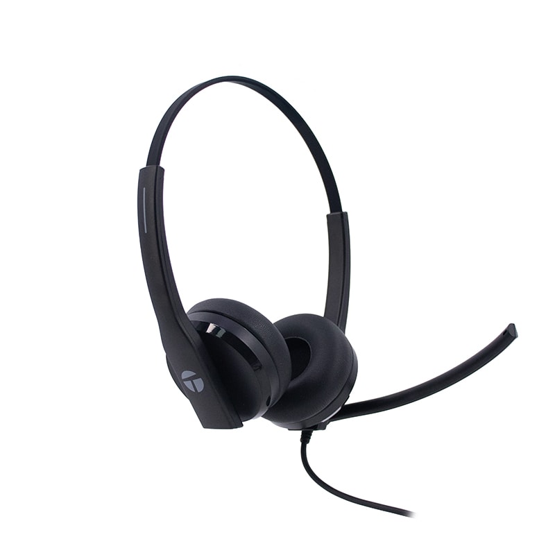AURICULAR TEROS ALÁMBRICO, CABLE USB-A, NEGRO (TE-8039CS) 0