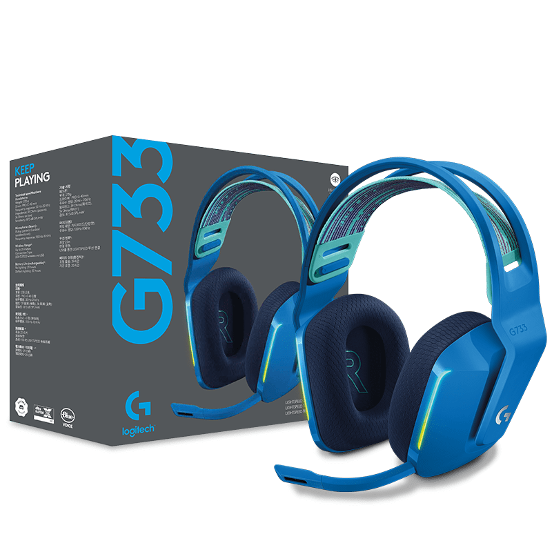 AURICULAR INALAMBRICO ULTRALIGERO LOGITECH G733 LIGHTSPEED AZUL (981-000942)5