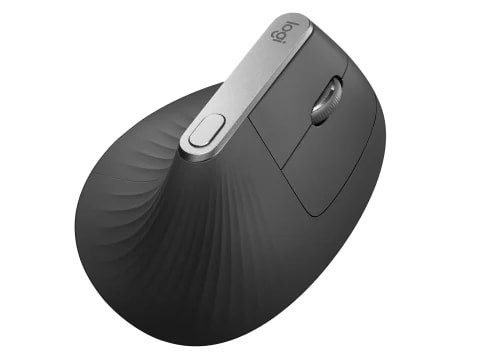 MOUSE LOGITECH MX VERTICAL ADVANCED ERGONOMIC WIRELESS/BLUETOOTH USB-C BLACK (910-005449)2