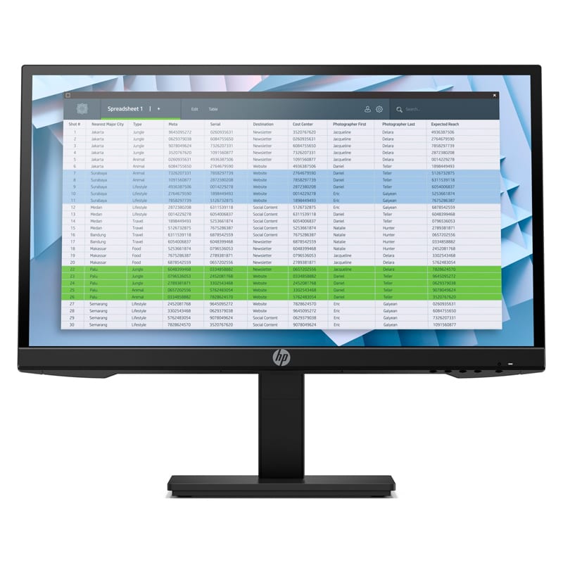 MONITOR HP P22H G4 21.5'' (7UZ36AA#ABA) 1