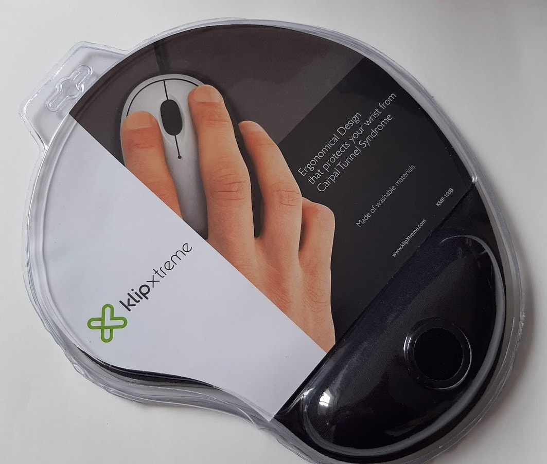 MOUSE PAD KLIP XTREME CON SOPORTE ERGONOMICO(KMP-100B)2