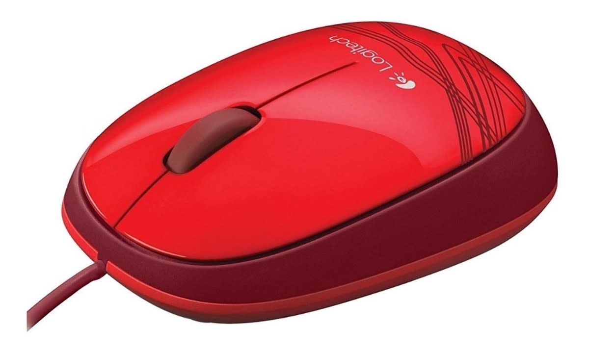 MOUSE LOGITECH M105 WIRED RED (910-002959) 1