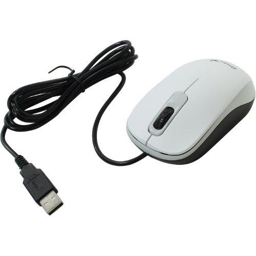 MOUSE GENIUS DX-110 USB OPTICO 1000 DPI WHITE (31010116102) (NT8)3