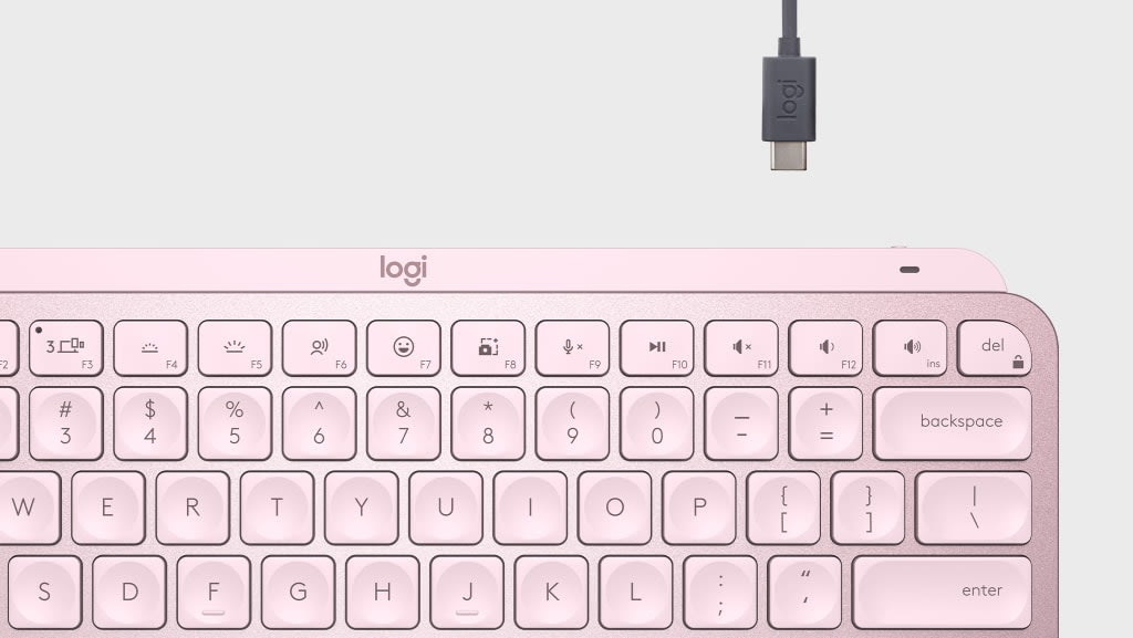 TECLADO LOGITECH MX KEYS MINI ROSADO (920-010478) ES.5