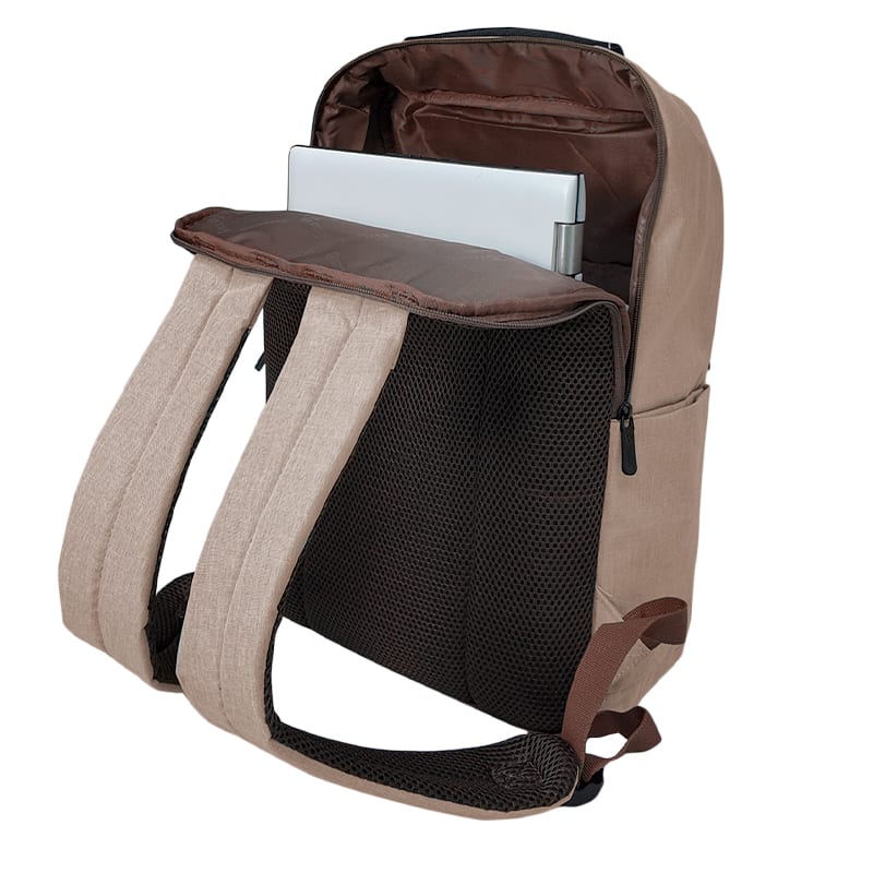 MOCHILA TEROS CITY BEIGE 15.6'' (TE-ACS9012BG)4