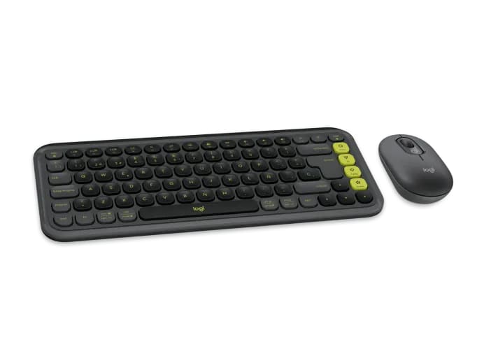 TECLADO LOGITECH + MOUSE POP ICON BLUETOOTH/WIRELESS SP COPILOT GRAPHITE (920-013052) (NT8)2