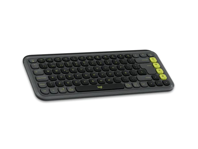 TECLADO LOGITECH + MOUSE POP ICON BLUETOOTH/WIRELESS SP COPILOT GRAPHITE (920-013052) (NT8)3