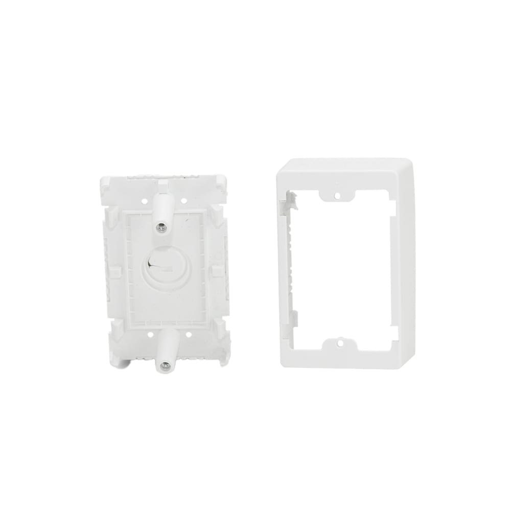 CAJA DE MONTAJE UNIVERSAL PARA DATOS QUEST 2X4 ALTURA 43MM COLOR BLANCO (OB-6048) (NT1) 0
